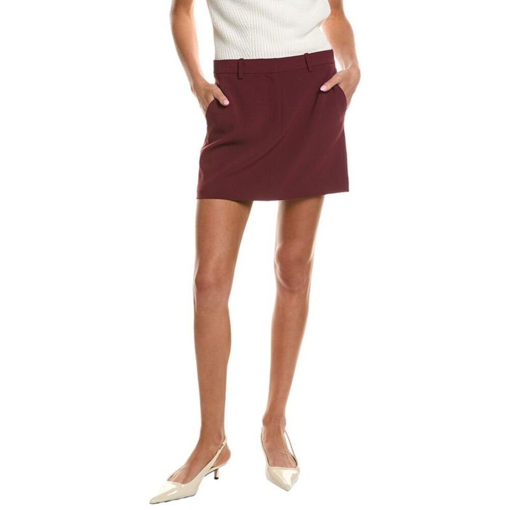 Theory Womens  Mini Trouser Skirt